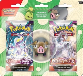 Pokemon Back to School hviskelæder Blister - Lechonk - Pokemon kort